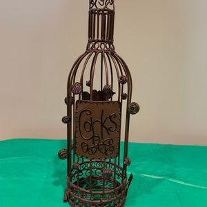 Metal Wine Cork Holder